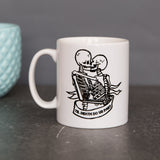 Personalised Alternative Wedding Gift – Tattoo Design - Till Death Do Us Part Mug