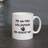 Personalised Alternative Wedding Gift – Tattoo Design - Till Death Do Us Part Mug