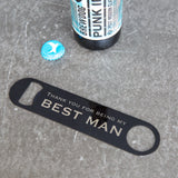 Personalised Groomsman or Best Man Bar Blade – Wedding or Stag Do Gift