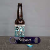 Personalised Father of the Bride Bar Blade Bottle Opener – Wedding or Stag Do Gift