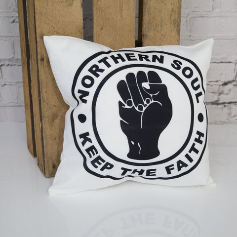 Northern Soul Keep The Faith Cushion Pillow