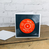 21st Birthday Greeting Card Coaster Personalised | #1 Day Born or Favourite Song