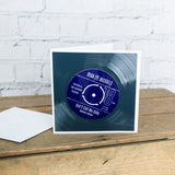 18th Birthday Greeting Card Coaster Personalised | #1 Day Born or Favourite Song