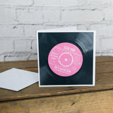 30th Birthday Greeting Card Coaster Personalised | #1 Day Born or Favourite Song