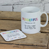 Runderful - Fun Gift For Runner - 'Runderful' Definition Coaster