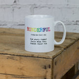 Runderful - Fun Gift For Runner - 'Runderful' Definition Mug & Optional Coaster