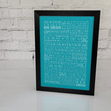 Graduation Present Personal | Baz Luhrmann Wear SunScreen | Class of 2018 PRINT