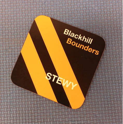 Blackhill Bounders - Vest Coaster - Personalised
