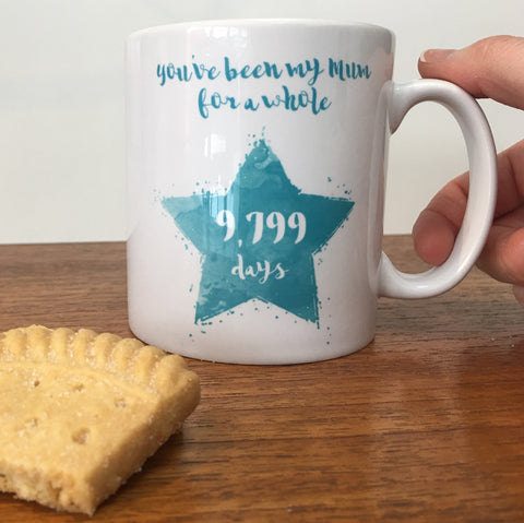 Days You've Been My Mam Mum Mummy Gran ... Star Print Mug for your lovely parent or grandparent or spouse even!