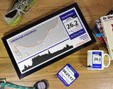 Edinburgh Marathon Results 2017 - Finishers Gifts - Bundle Options - Mug, Coaster, Personalised Route Map Print