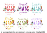 Contemporary Cushion Fully Personalised Mother's Day Gift - Mam, Mom, Mum and not forgetting Gran!