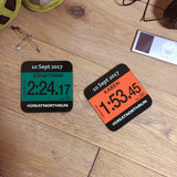 Great North Run Coaster - Commemorative gift finishers gift - Race number Design