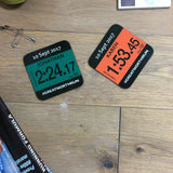 Great North Run Coaster - Commemorative gift finishers gift - Race number Design