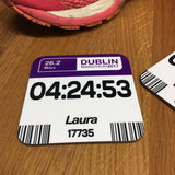 Dublin Marathon - Commemorative gift finishers gift - Race number Design