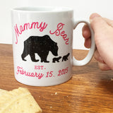Mammy Bear Mug - Customise number Cubs and your version of "Mama"