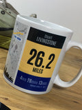 Boston Marathon 2017 Finishers Gift - Commemorative Mug - Route and Race Bib design