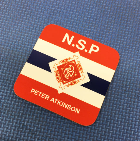 North Shields Poly NSP - Vest Coaster - Personalised