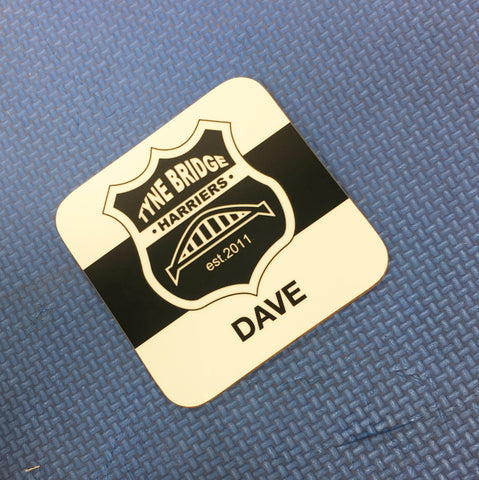 Tyne Bridge Harriers - TBH - Vest Coaster - Personalised