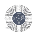 Her Favourite Song As A Vinyl Record Personalised Gift for Her - 7 Inch Single Size