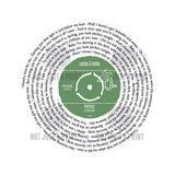 Her Favourite Song As A Vinyl Record Personalised Gift for Her - 7 Inch Single Size