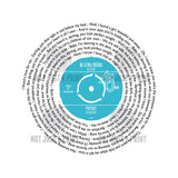Her Favourite Song As A Vinyl Record Personalised Gift for Her - 7 Inch Single Size