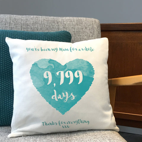 Days You've Been My Mam Mum Mummy Gran ... Heart Cushion Print for your lovely parent or grandparent or spouse even!