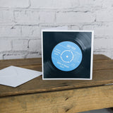 40th Birthday Greeting Card Coaster Personalised | #1 Day Born or Favourite Song