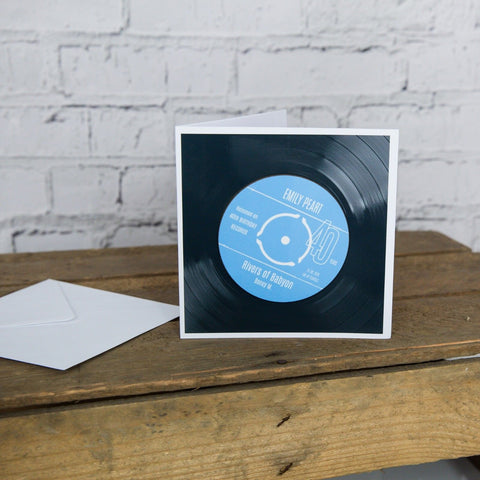 40th Birthday Greeting Card Coaster Personalised | #1 Day Born or Favourite Song