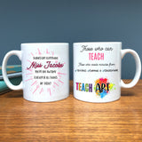 Personalised Teacher Gift Mug - World's Best Art Teacher Gift - Fun Present